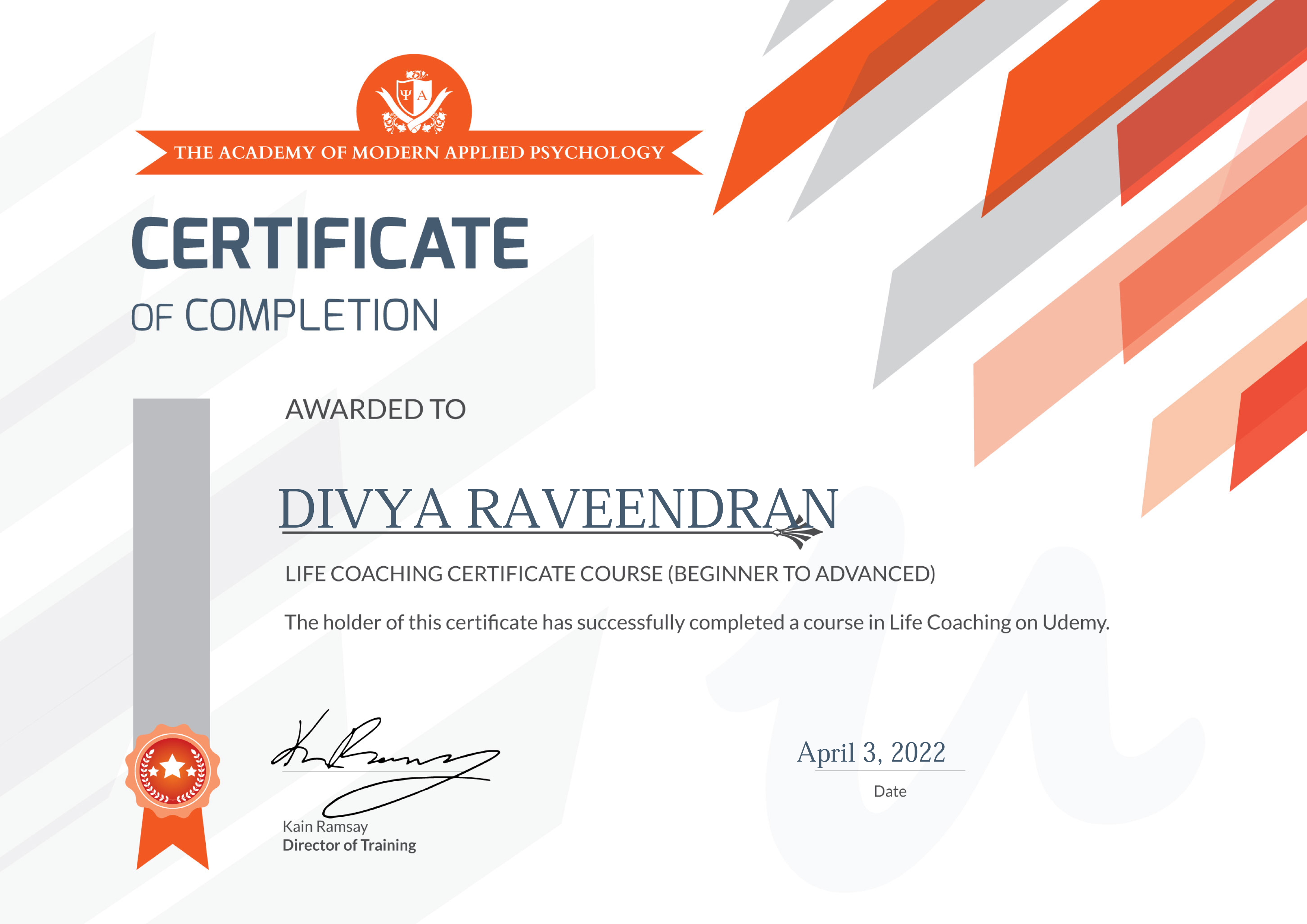LIFE COACHING CERTIFICATE COURSE (BEGINNER TO ADVANCED)